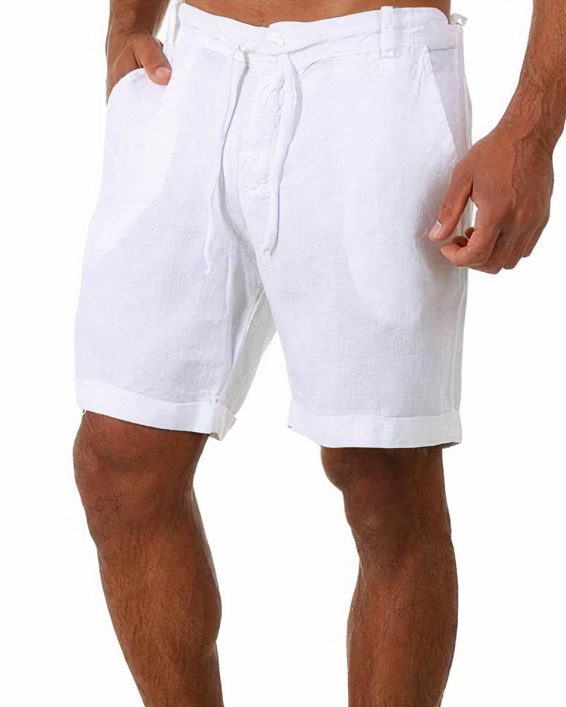 Linen Shorts - Loose Fit - Drawstring - Summer Shorts - Men's Shorts