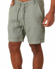 Linen Shorts - Loose Fit - Drawstring - Summer Shorts - Men's Shorts