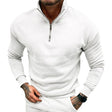 Polo Jumper | Casual | Long Sleeve | Half Zip Sweatshirt | Men's Quarter Zip Sweater