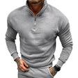 Polo Jumper | Casual | Long Sleeve | Half Zip Sweatshirt | Men's Quarter Zip Sweater
