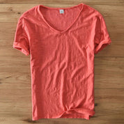V-Neck T-Shirt | Lightweight | Short Sleeve | Summer Shirt | Men's T-Shirt