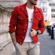 Denim Jacket | Breast Pockets | Slim Fit | Summer Jacket | Men's Jacket 
