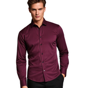 Men's Non Iron Shirt | Stretch | Slim Fit | Dress Shirt | Button-Up Shirt