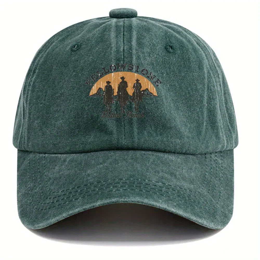 Baseball Cap - Adjustable - Washed - Baseball Hats - Men's Cap
