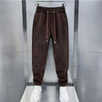 Corduroy Pants - Men's Elastic Waist Loose Fit Baggy Cord Pants