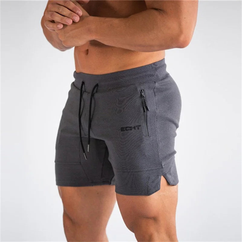 Sports Shorts - Men's Drawstring Activewear Gym Shorts with Pockets