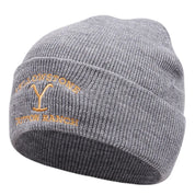 Knitted Beanie - Men's Rib Knit Winter Fisherman Beanie