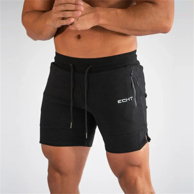 Sports Shorts - Men's Drawstring Activewear Gym Shorts with Pockets