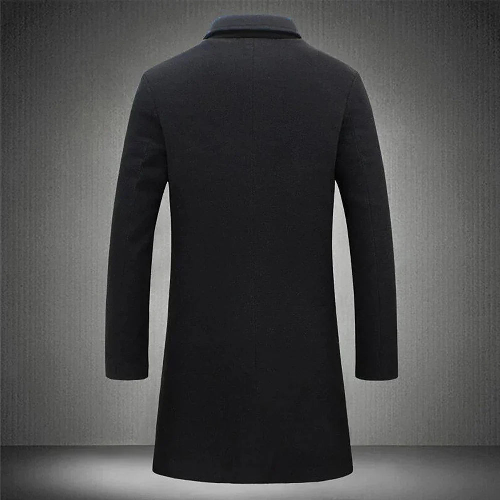 Wool Trench Coat | Formal | Single Breasted | Winter Trench Coat | Men's Coats
