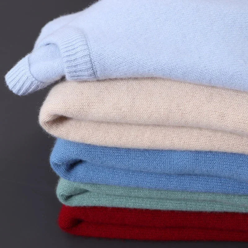 Knitted Jumper - Crew Neck - Winter - Knit Pullover Sweater - Men's Knitwear