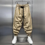 Baggy Pants - Men's Elastic Waist Loose Fit Track Pants