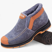 Winter Shoes | Fleece Lined | Anti-Slip | Slip-On Shoes | Men's Shoes