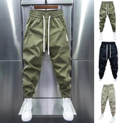 Track Pants - Men's Lightweight Drawstring Baggy Joggers