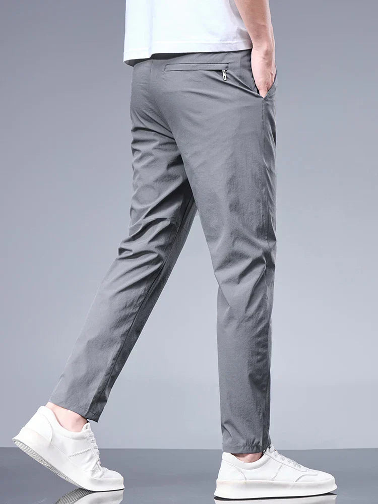 Stretch Trousers - Men's Casual Lightweight Skinny Trousers
