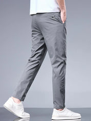 Stretch Trousers - Men's Casual Lightweight Skinny Trousers