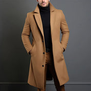 Wool Trench Coat | Formal | Single Breasted | Winter Trench Coat | Men's Coats