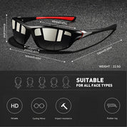 Cycling Eyewear - Sport - Running - Polarized Sunglasses - Men's Sunglasses