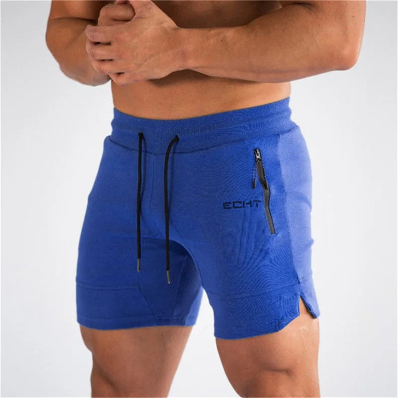 Sports Shorts - Men's Drawstring Activewear Gym Shorts with Pockets
