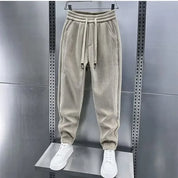 Corduroy Pants - Men's Elastic Waist Loose Fit Baggy Cord Pants