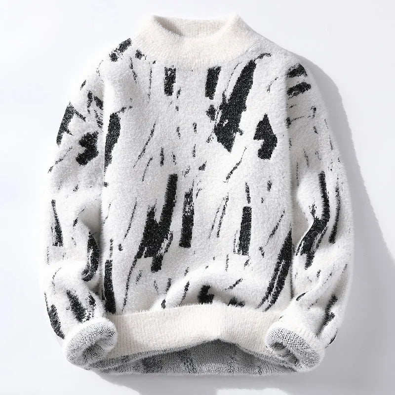 Men's Jumper | Fluffy | Warm | Knitted Sweater | Men's Winter Sweater
