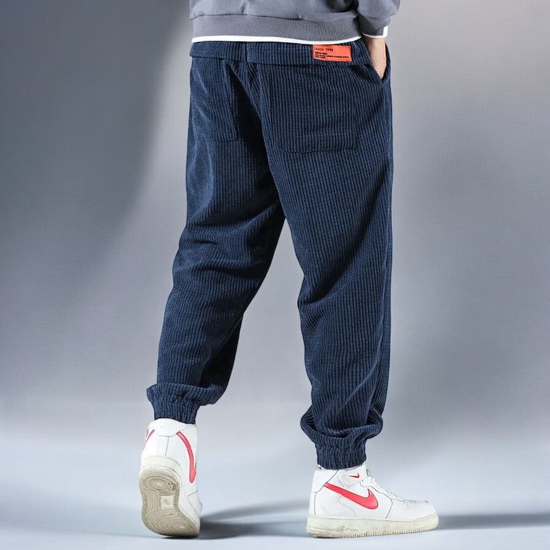 Corduroy Pants | Relaxed Fit | Drawstring | Baggy Pants | Men's Joggers