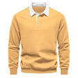 Polo Jumper - Long Sleeve - Quarter Button-Up - Polo Sweater - Men's Polo Shirts