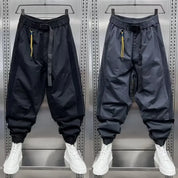 Baggy Pants - Men's Elastic Waist Loose Fit Track Pants