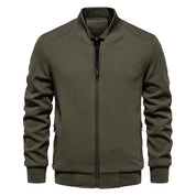 Men's Zip Up Sweatshirt - Casual Full Zip Bomber Sweatshirt Jacket with Pockets
