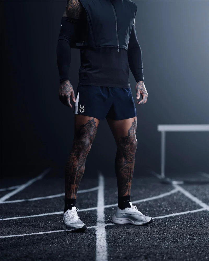 Gym Shorts | Drawstring | 2-in-1 | Sport Shorts | Men's Running Shorts