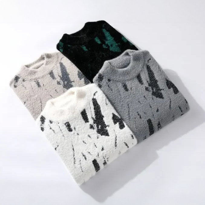 Men's Jumper | Fluffy | Warm | Knitted Sweater | Men's Winter Sweater