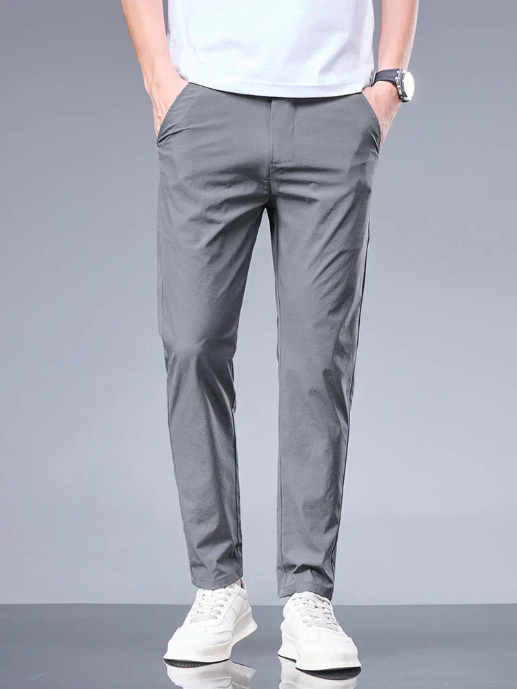 Stretch Trousers - Men's Casual Lightweight Skinny Trousers