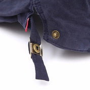Flat Cap - Adjustable - Canvas - British Caps - Mens Flat Hats
