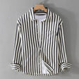 Striped Shirt - Polo - Button-Up - Long Sleeve Shirt - Men's Shirts