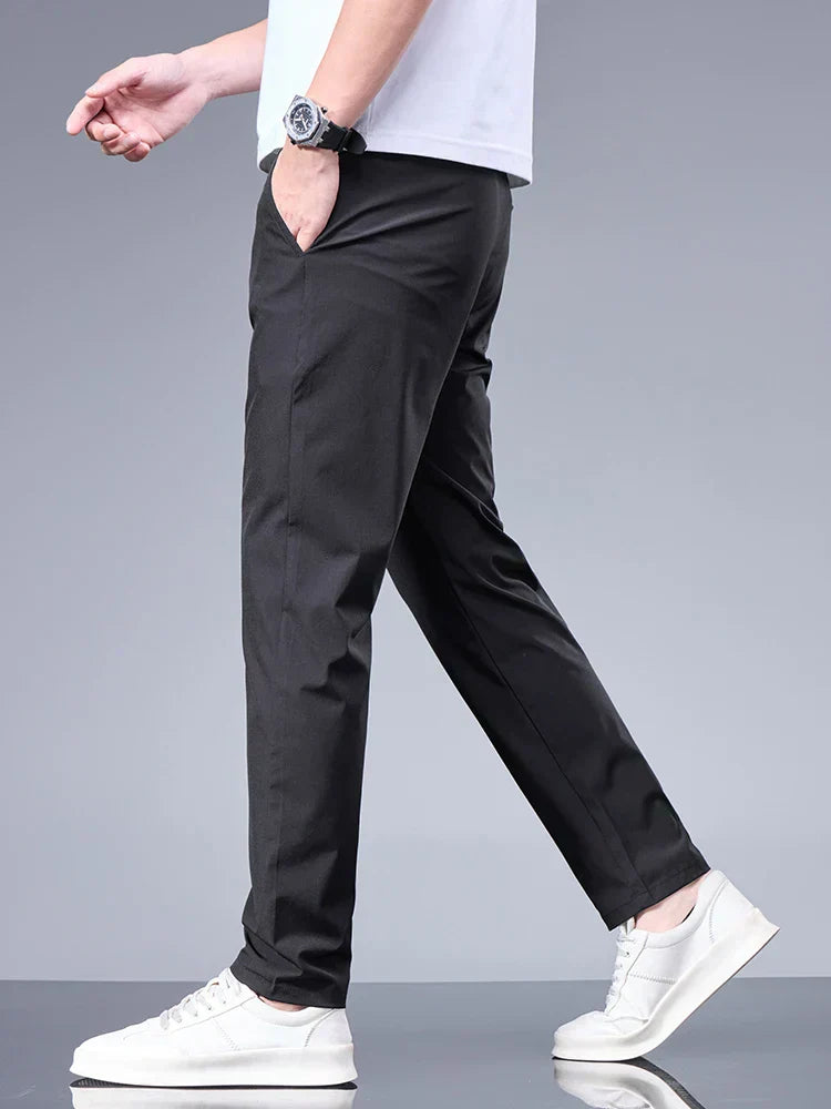 Stretch Trousers - Men's Casual Lightweight Skinny Trousers