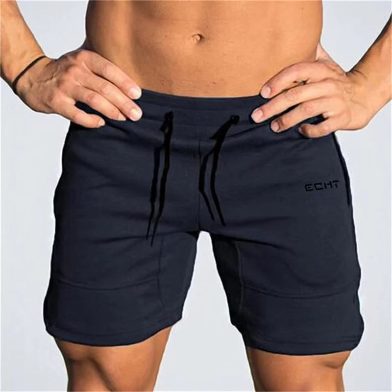 Sports Shorts - Men's Drawstring Activewear Gym Shorts with Pockets