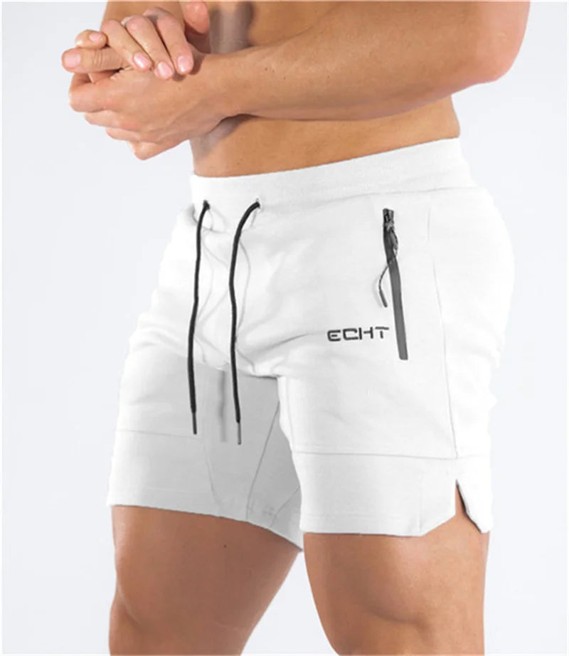 Sports Shorts - Men's Drawstring Activewear Gym Shorts with Pockets