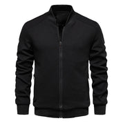 Men's Zip Up Sweatshirt - Casual Full Zip Bomber Sweatshirt Jacket with Pockets