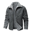 Winter Denim Jacket - Warm - Zip-Up - Fleece Lined Jacket - Men's Jacket
