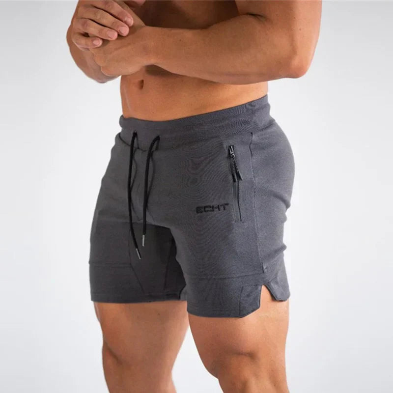 Sports Shorts - Men's Drawstring Activewear Gym Shorts with Pockets