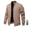 Men's Zip Up Sweatshirt - Casual Full Zip Bomber Sweatshirt Jacket with Pockets