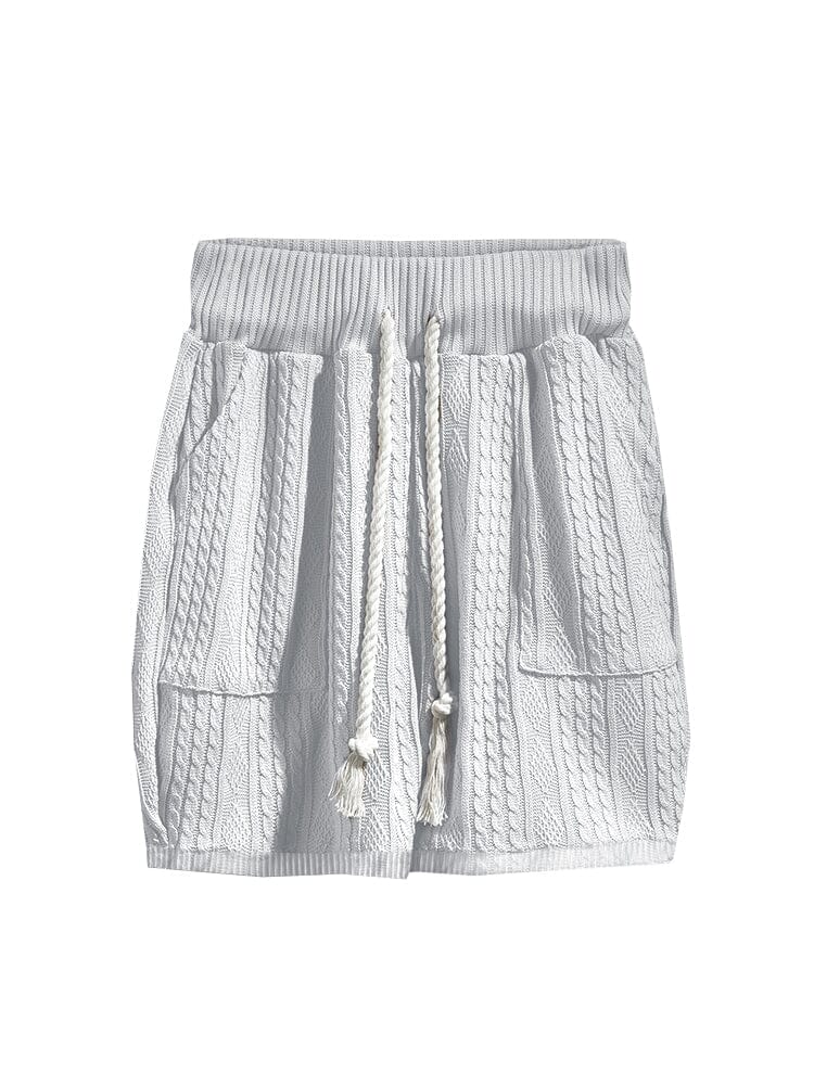 Two-Piece Set | Oversized T-Shirt | Knitted | Shirt and Shorts Set | Men's Summer Style