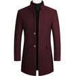 Wool Trench Coat - Single Breasted - Mid  Length - Trench Coat - Men's Jackets 