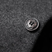 Wool Trench Coat - Single Breasted - Mid  Length - Trench Coat - Men's Jackets 