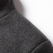 Wool Trench Coat - Single Breasted - Mid  Length - Trench Coat - Men's Jackets 