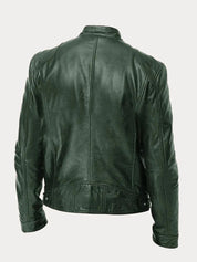 Leather Jacket | Zip-Up | Regular Fit | Biker Jacket | Men's Leather Jacket 