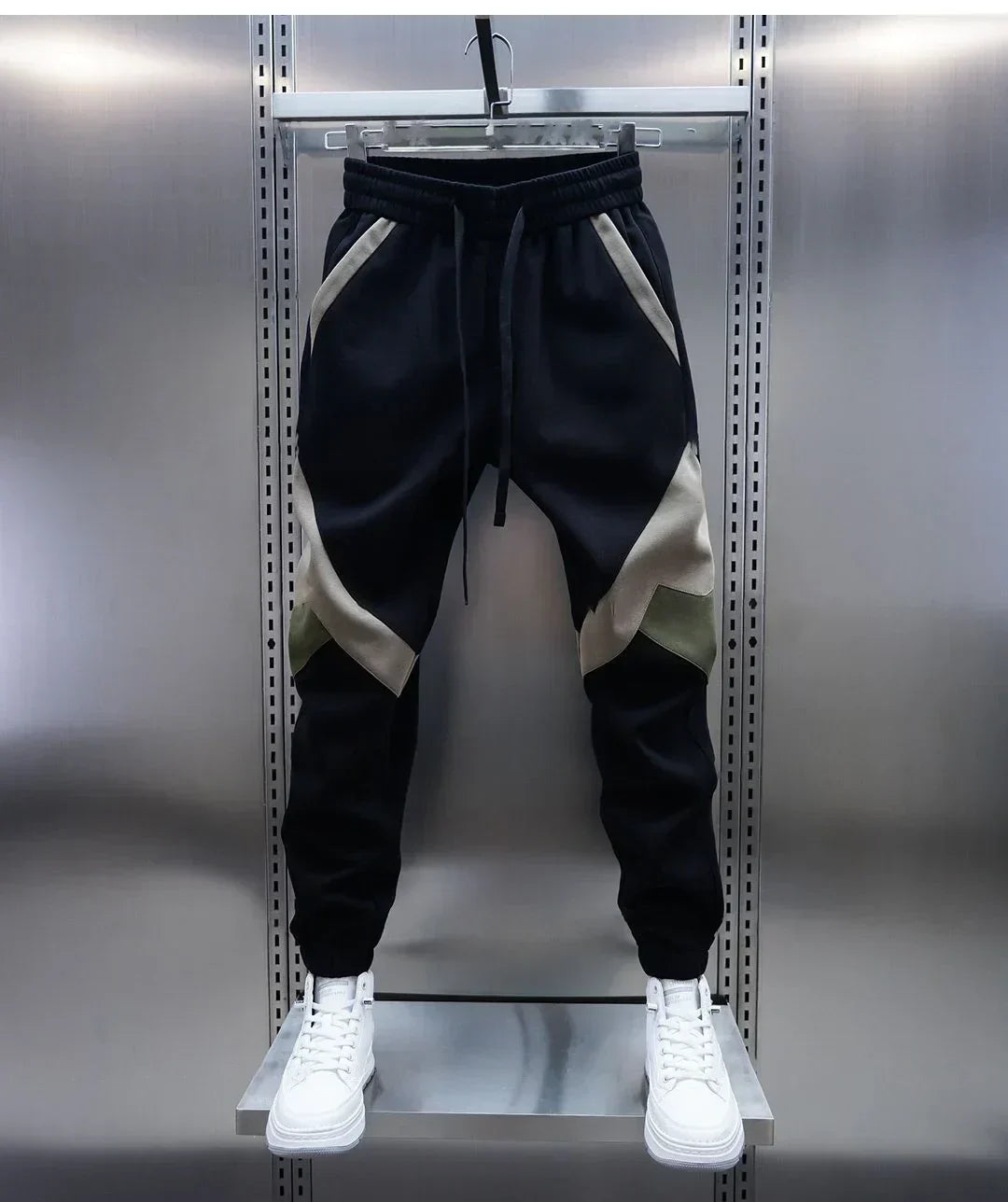 Track Pants | Elastic Waist | Sport | Cuffed Pants | Joggers for Men
