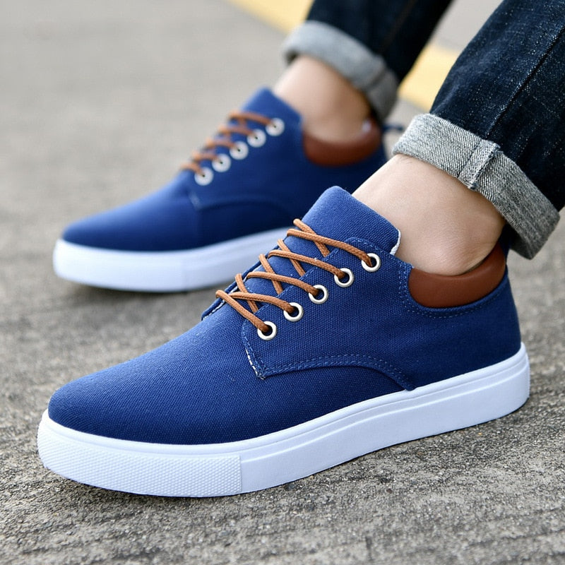 Slip-on Sneakers - Men's Casual Leisure Canvas Sneakers