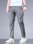 Stretch Trousers - Men's Casual Lightweight Skinny Trousers