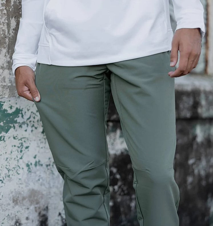 Stretch Pants - Men's Casual Elastic Waist Skinny Pants