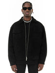 Men's Jacket - Pockets - Zipped Up - Cargo Jacket - Autumn Jacket